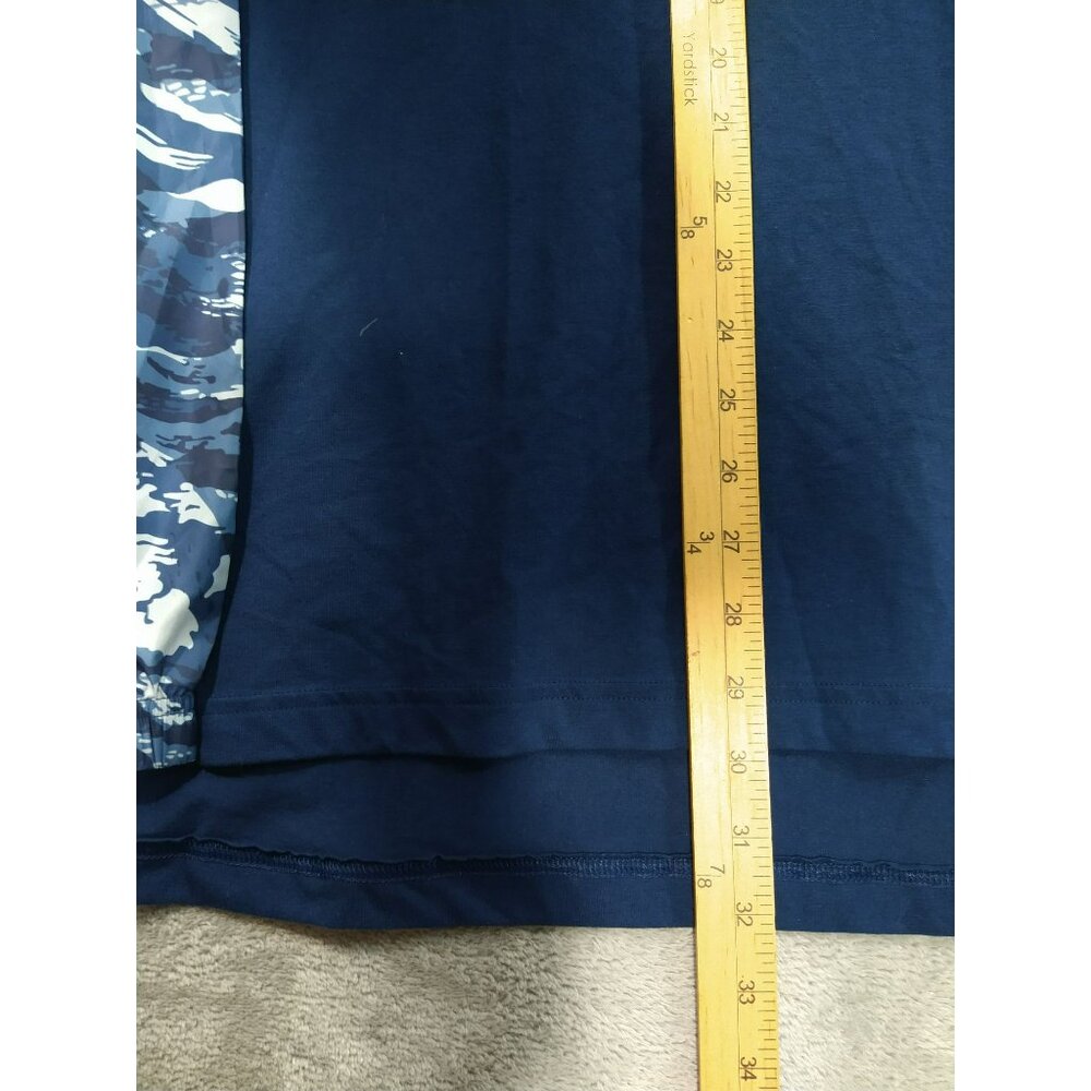 Under Armour Jacket Mens Large Blue Camo Sportstyle Wind Anorak Windbreaker - Picture 3 of 10